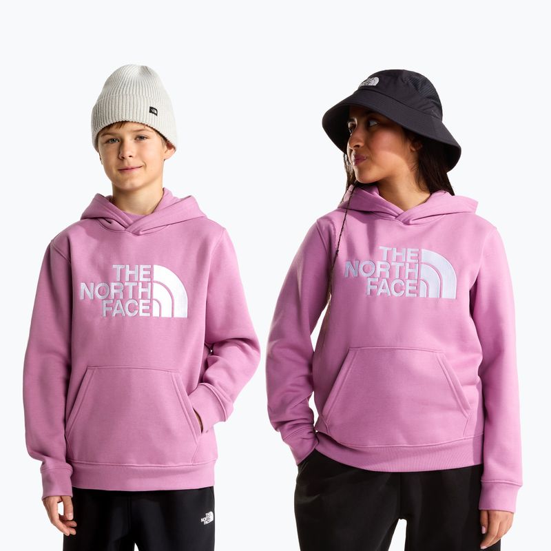 Bluza dziecięca The North Face Essential Drew Peak Hoodie hushed lavender 3