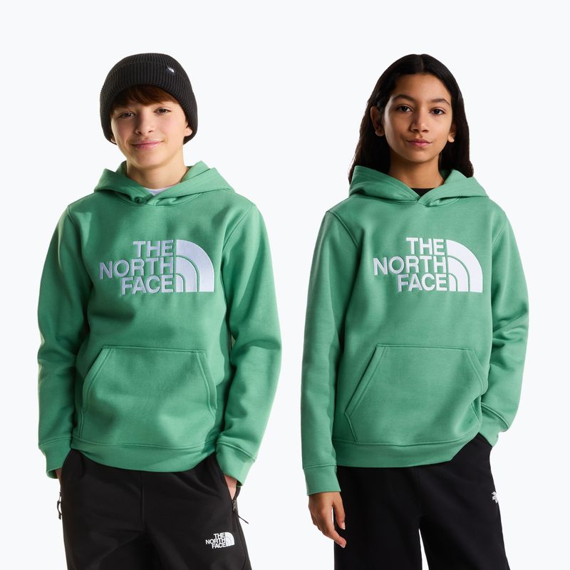Bluza dziecięca The North Face Essential Drew Peak Hoodie dimmed algae 3