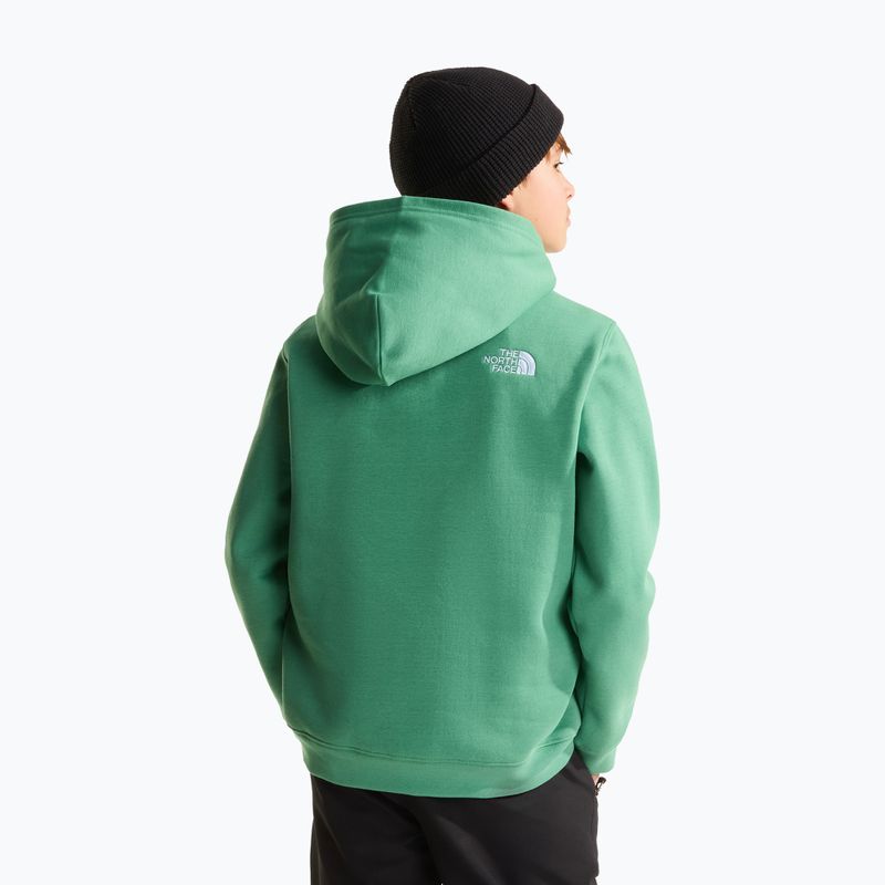 Bluza dziecięca The North Face Essential Drew Peak Hoodie dimmed algae 5