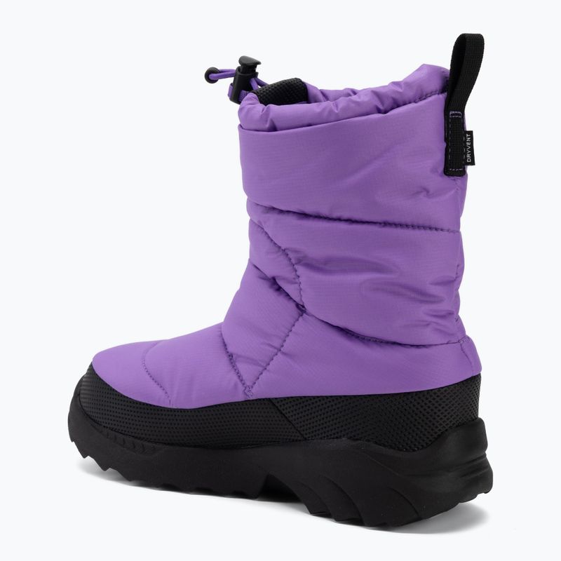 Śniegowce dziecięce The North Face Nse Traction Bootie Wp elevation purple/tnf black 3