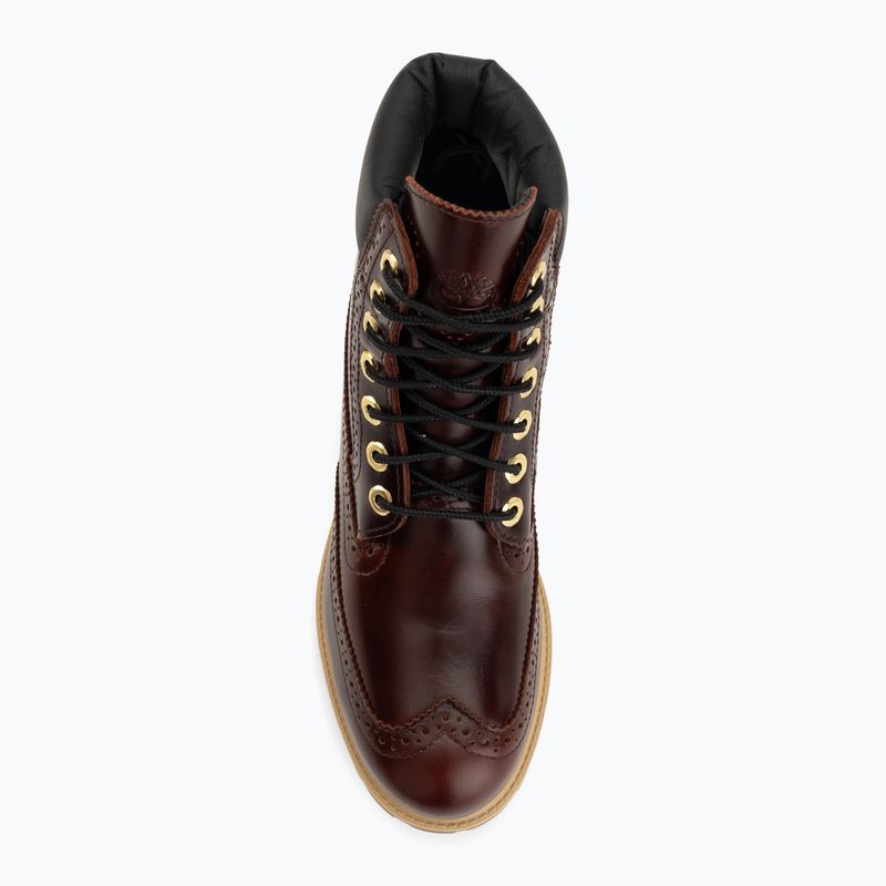 Buty męskie Timberland Premium 6 In Lace burgundy full grain 5