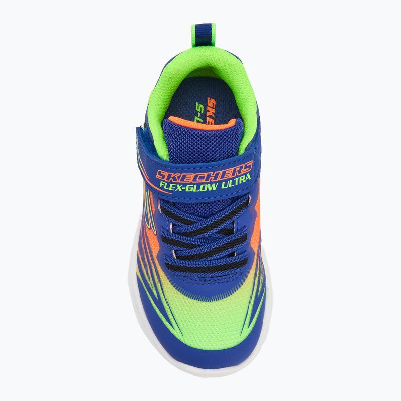 Buty dziecięce SKECHERS Flex-Glow Ultra blue/mint 5