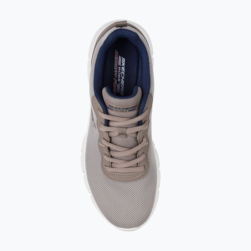 Buty męskie SKECHERS Bobs Sport B Flex Icy Edge taupe 5