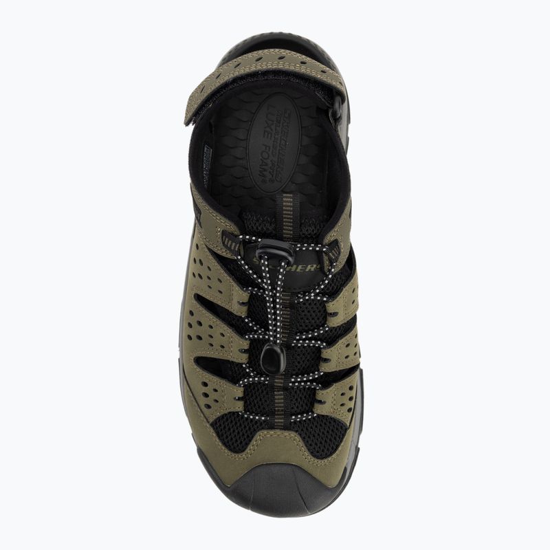 Sandały męskie SKECHERS Tresmen Menard olive 5