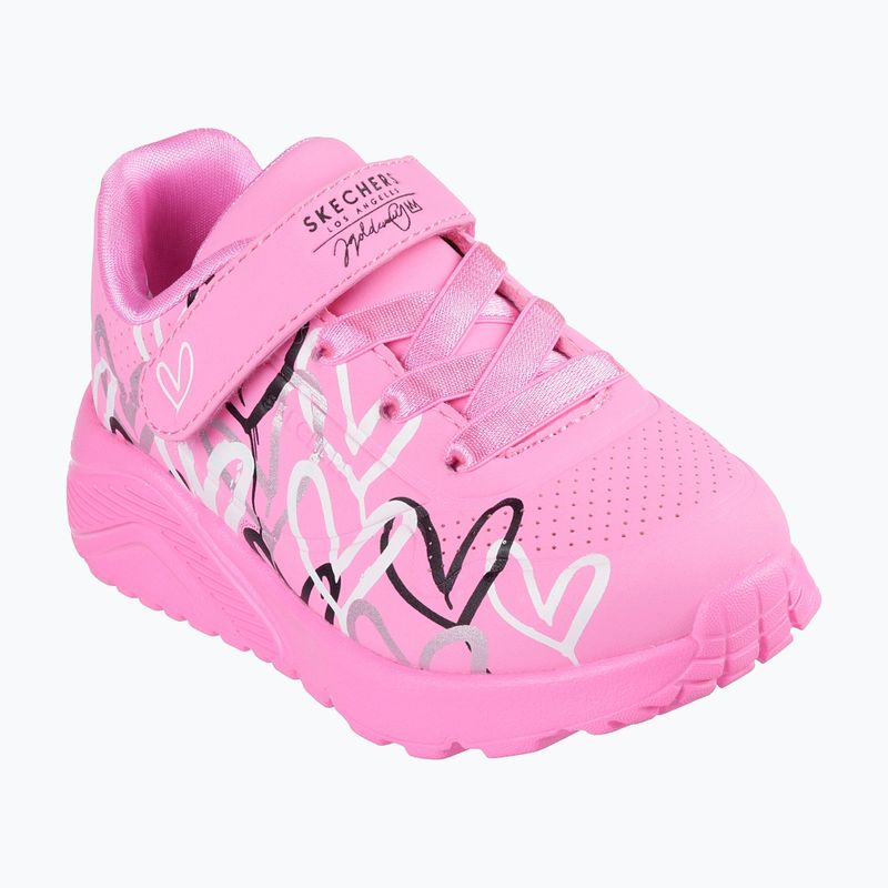 Buty dziecięce SKECHERS Uno Lite Love Levitate 314078N hot pink/multi