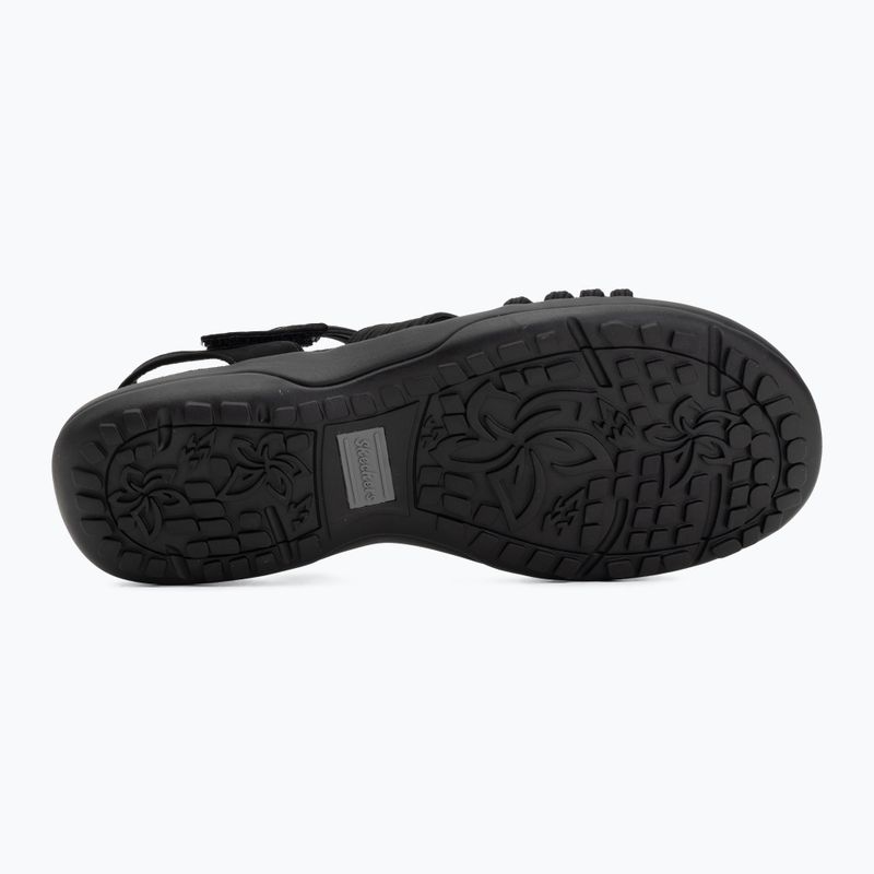 Sandały damskie SKECHERS Reggae Slim Coffee Run black 4