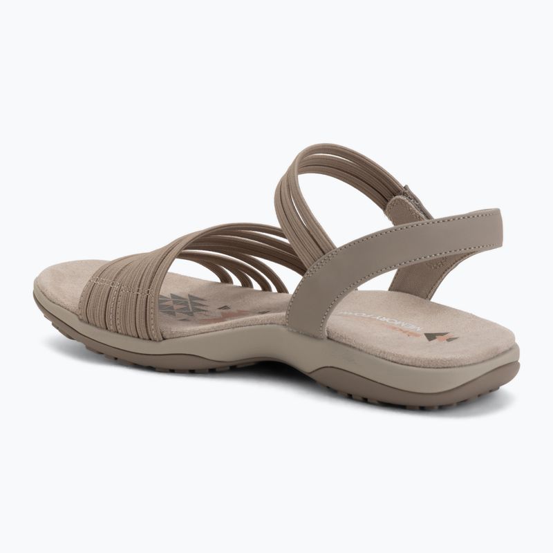 Sandały damskie SKECHERS Reggae Slim Coffee Run gray 3