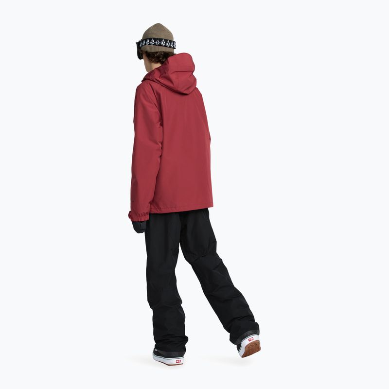 Kurtka snowboardowa męska Volcom Dua Insulated GTX red 4