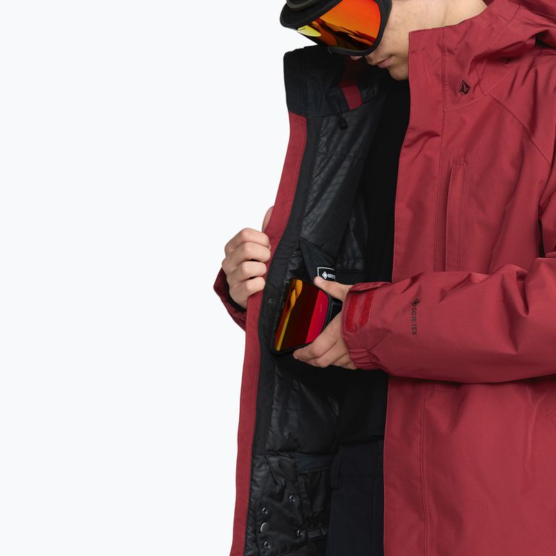 Kurtka snowboardowa męska Volcom Dua Insulated GTX red 7
