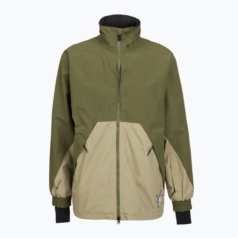 Kurtka snowboardowe męskie Volcom Longo GTX dark olive 17