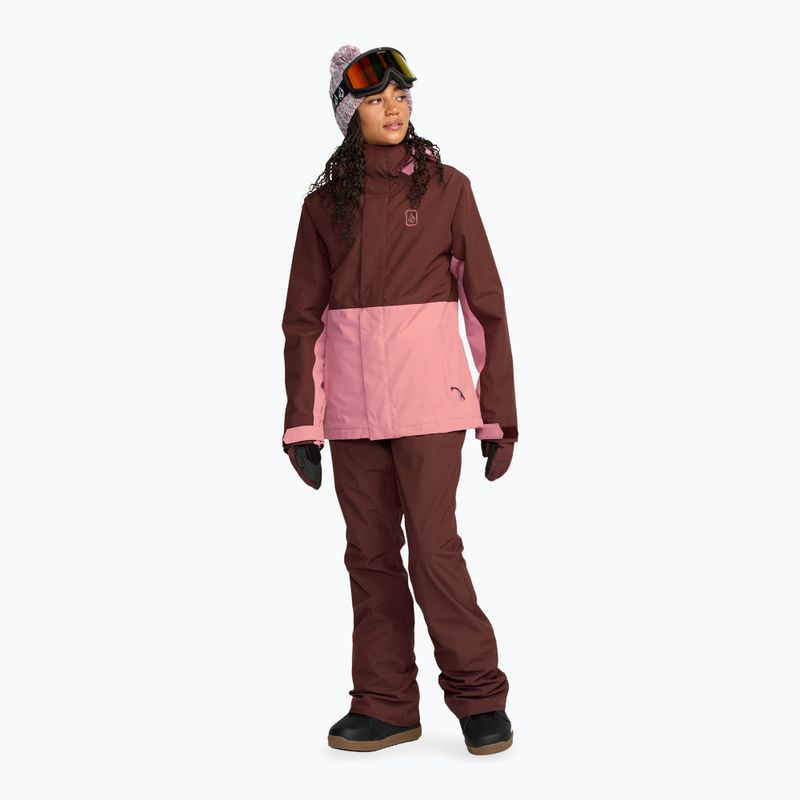 Kurtka narciarska damska Volcom Bolt Insulated oxblood 2