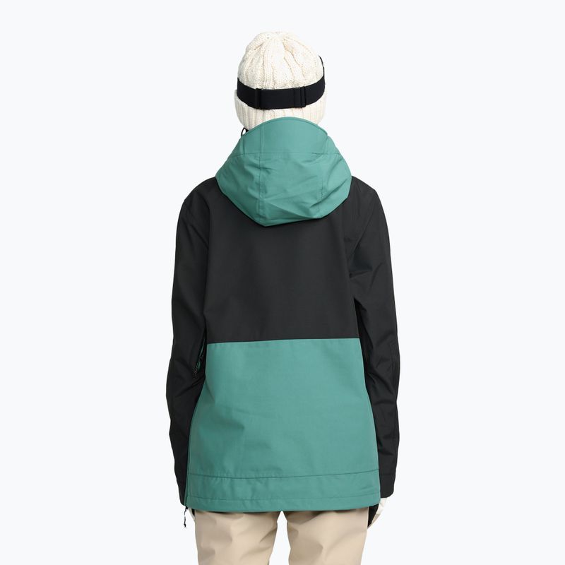 Kurtka snowboardowa damska Volcom Harlan Pullover spruce green 3