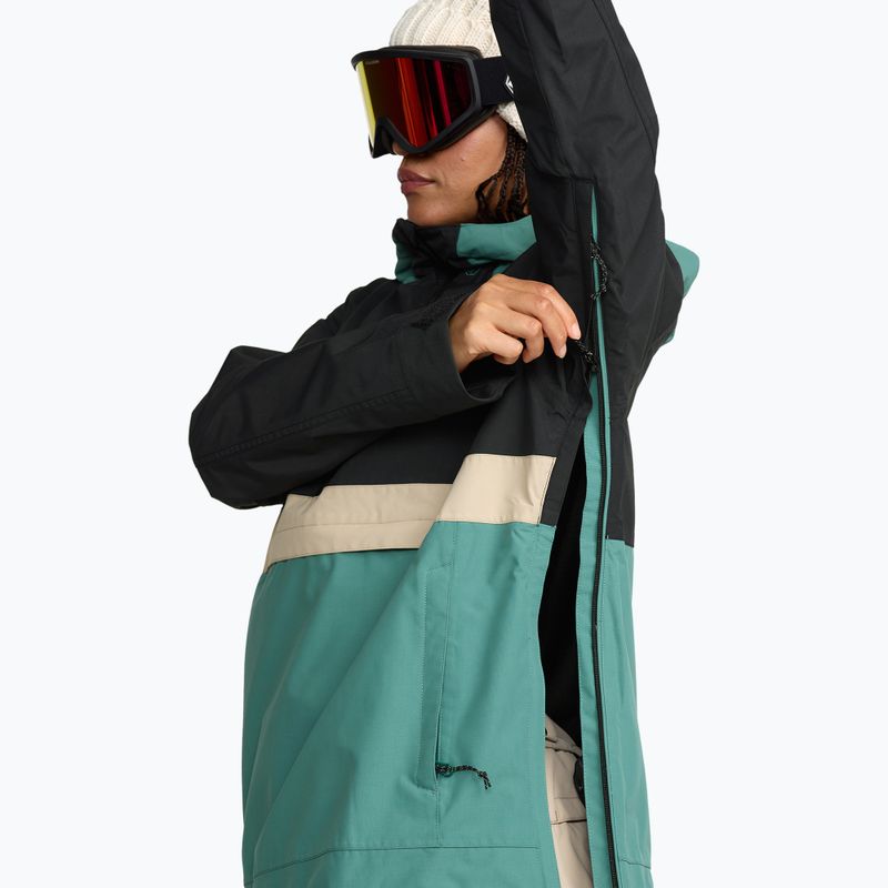 Kurtka snowboardowa damska Volcom Harlan Pullover spruce green 8