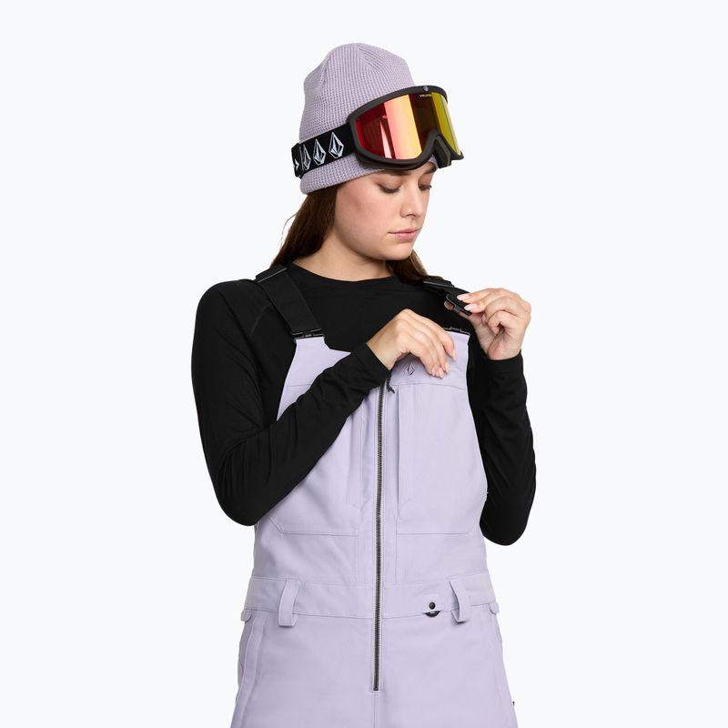 Spodnie narciarskie damskie Volcom Swift Bib Overall lavender aura 7