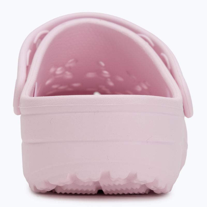 Klapki Crocs Classic Floral Cutout Clog pink milk 7