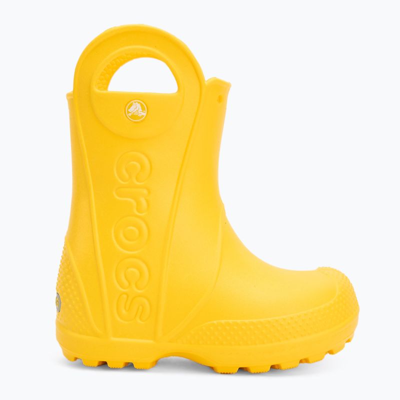 Kalosze dziecięce Crocs Handle It Rain Boot Kids Toddler yellow 2