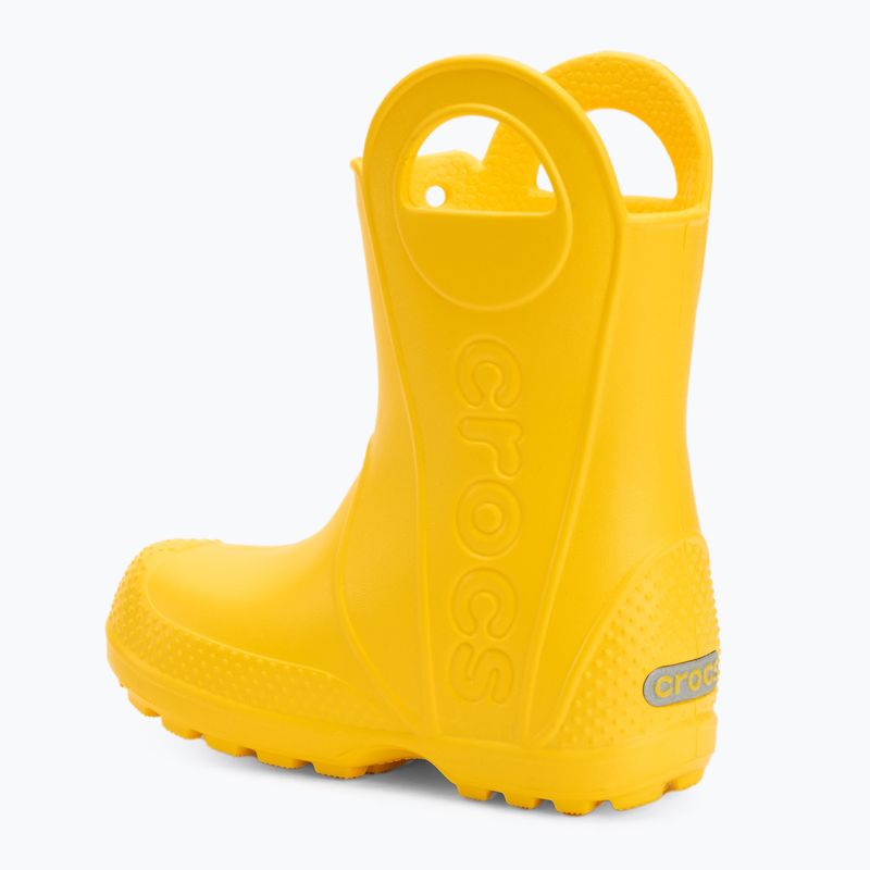 Kalosze dziecięce Crocs Handle It Rain Boot Kids Toddler yellow 3