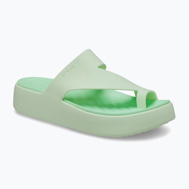 Japonki damskie Crocs Getaway Platform Toe Loop jade tint 9