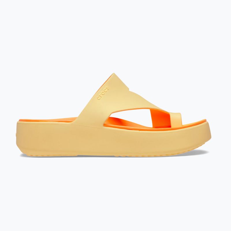 Japonki damskie Crocs Getaway Platform Toe Loop golden hour 8