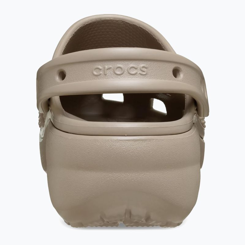 Klapki damskie Crocs Classic Platform Clog taupe 12