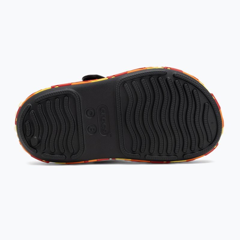 Sandały dziecięce Crocs Crocband Cruiser Flames black 4