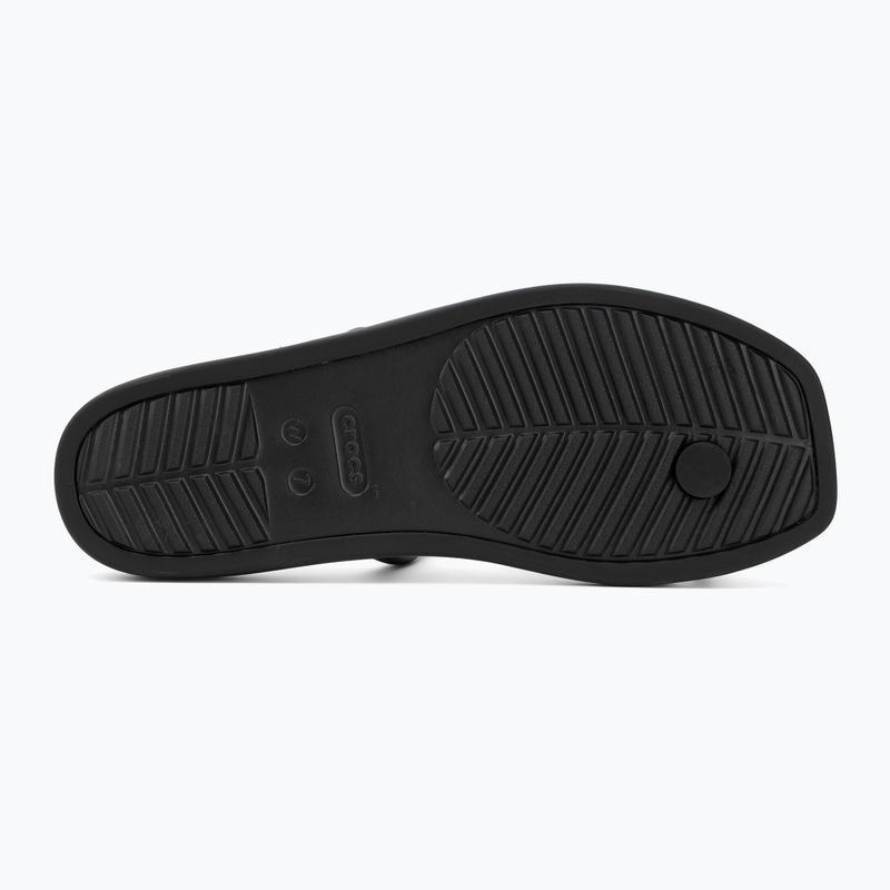 Klapki damskie Crocs Miami Studded Toe Loop black 4