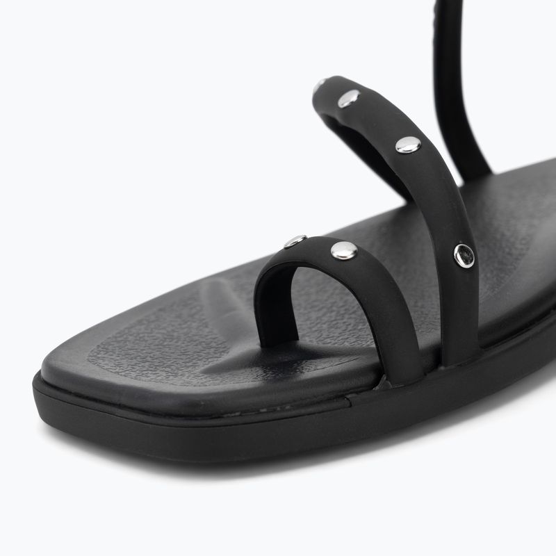 Klapki damskie Crocs Miami Studded Toe Loop black 7