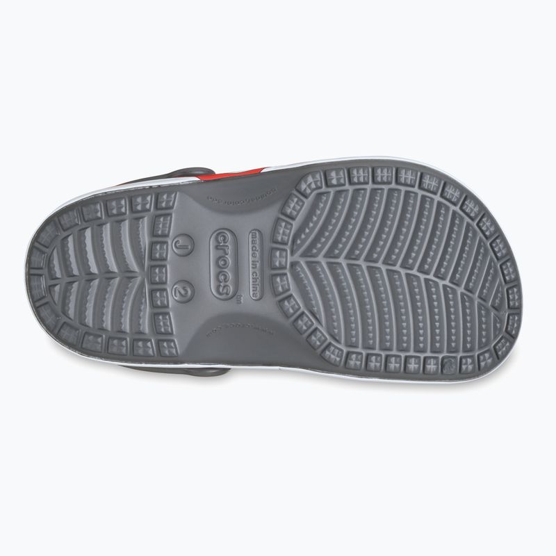 Klapki dziecięce Crocs Classic Soccer Band Clog Kids slate grey 12