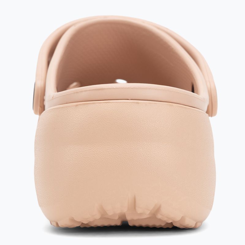 Klapki damskie Crocs Classic Platform Clog pink caramel 7