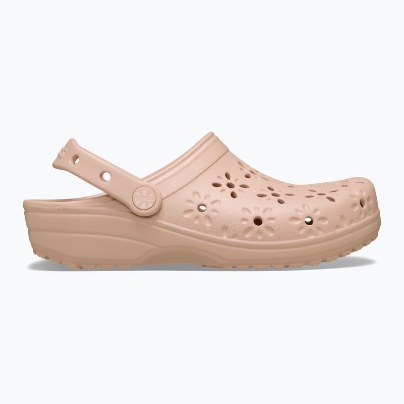 Klapki Crocs Classic Floral Cutout Clog pink caramel 10