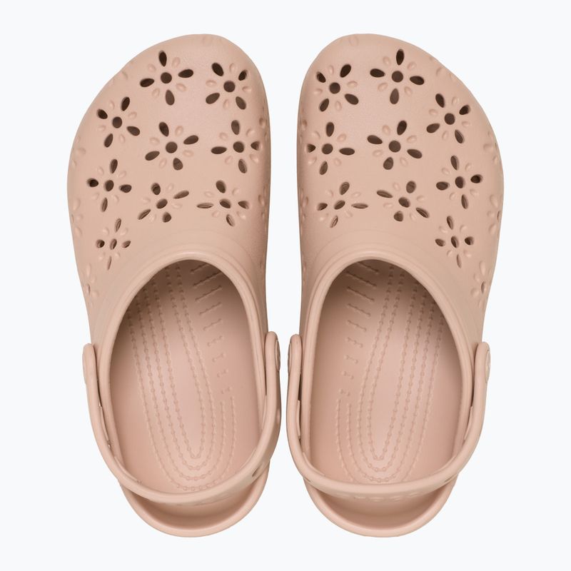 Klapki Crocs Classic Floral Cutout Clog pink caramel 13