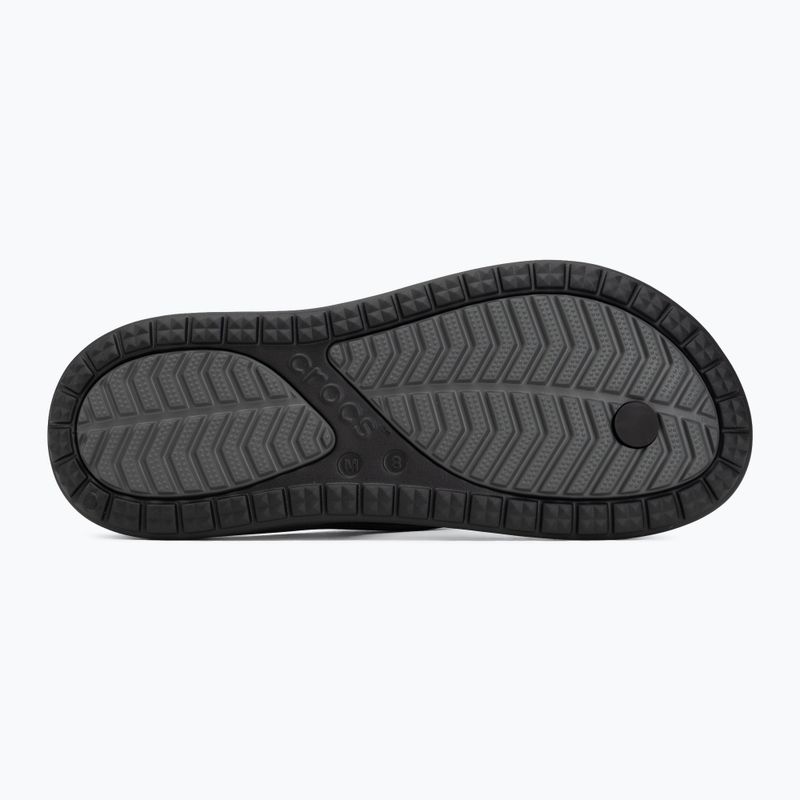 Japonki Crocs Coast Flip black/slate grey 4