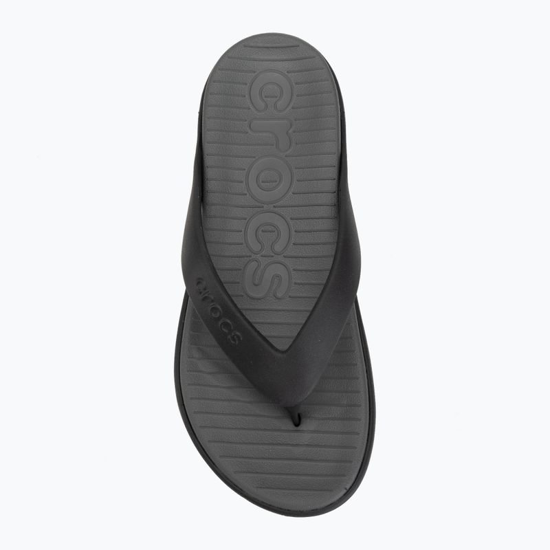Japonki Crocs Coast Flip black/slate grey 5