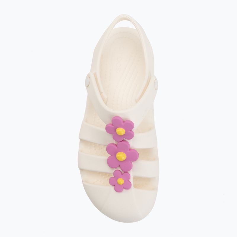 Sandały dziecięce Crocs Classic Fisherman chalk 5