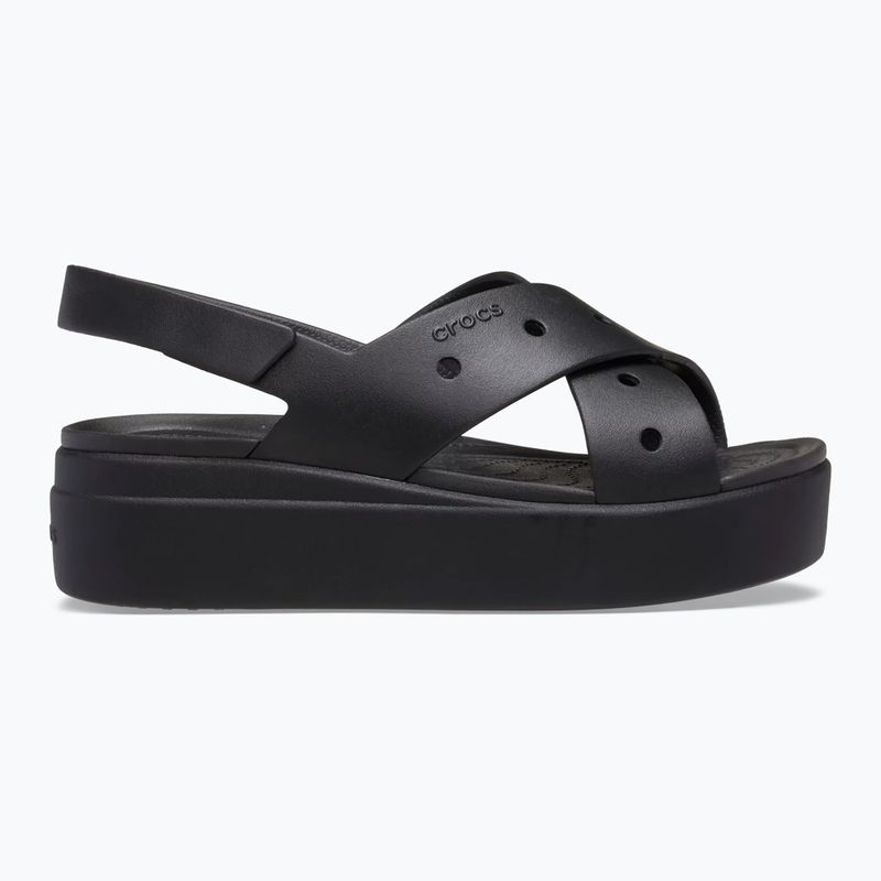 Sandały damskie Crocs Broklyn 4U Cross Strap black 9