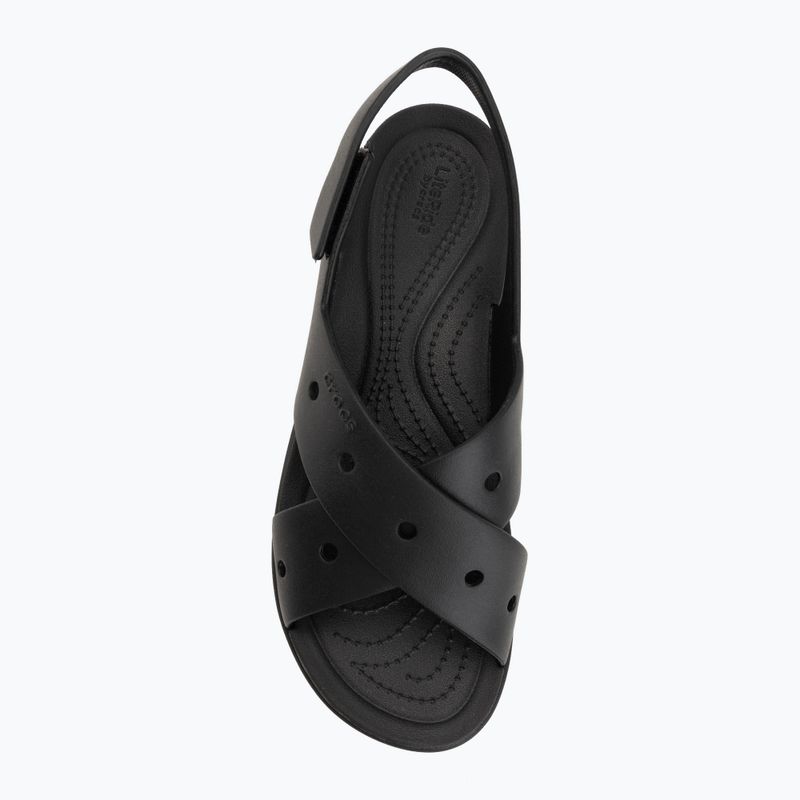 Sandały damskie Crocs Broklyn 4U Cross Strap black 5