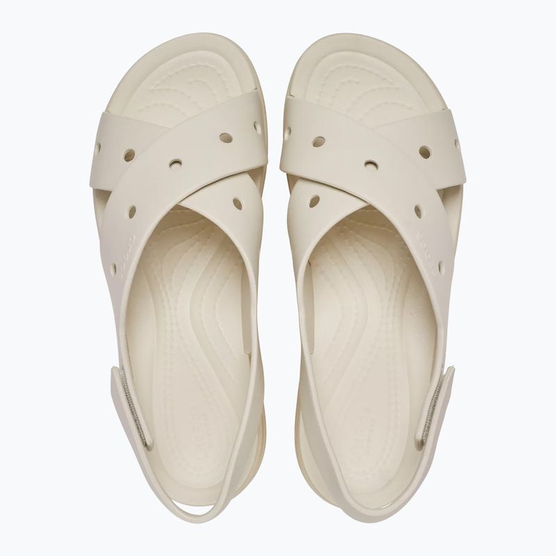 Sandały damskie Crocs Broklyn 4U Cross Strap frappe 12