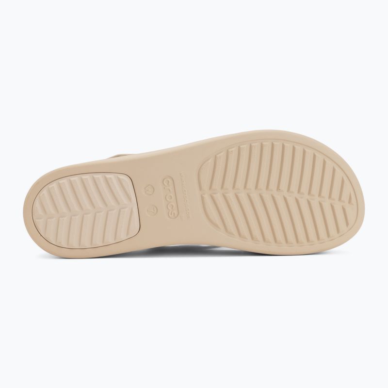 Sandały damskie Crocs Broklyn 4U Cross Strap frappe 4