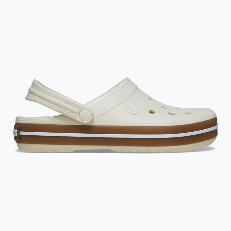 Klapki dziecięce Crocs Crocband Gum summit white 10