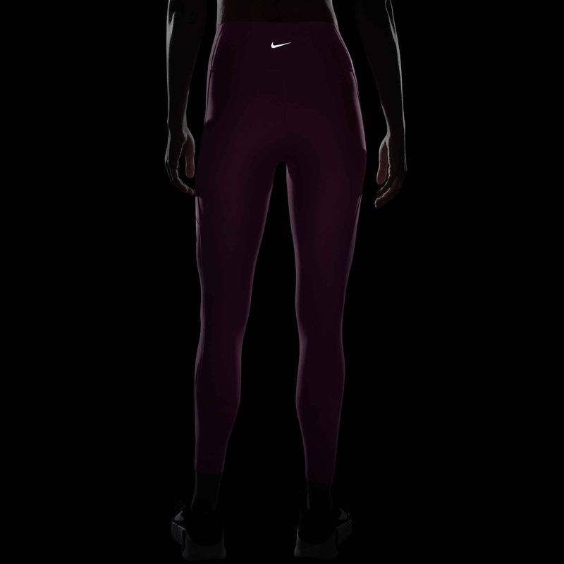 Legginsy treningowe damskie Nike One High-Waisted 7/8 playful pink 11