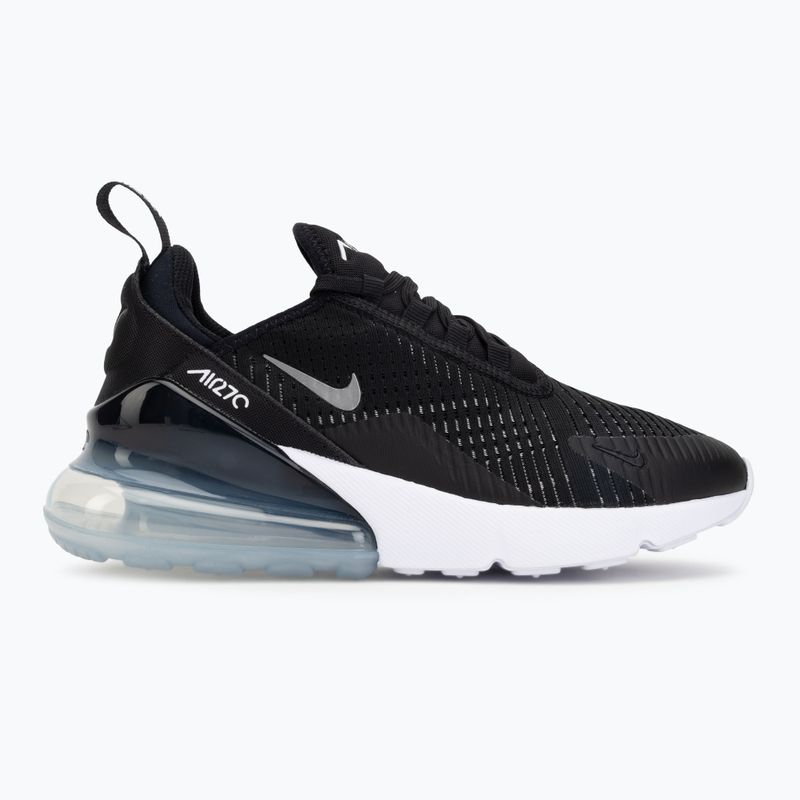 Buty damskie Nike Air Max 270 black/white/metallic silver 2