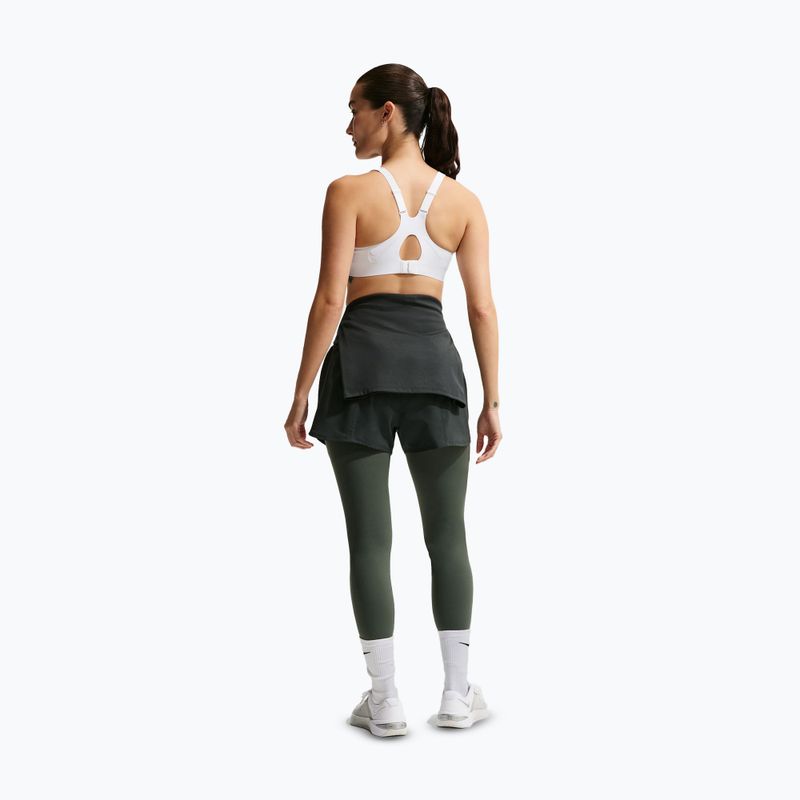 Biustonosz treningowy Nike Rival Ultrahigh Support white 5