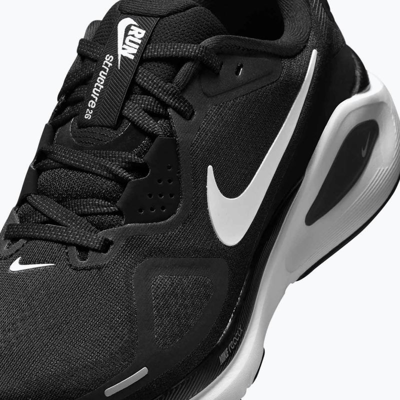 Buty do biegania damskie Nike Structure 26 black/cool grey/metallic silver/white 14
