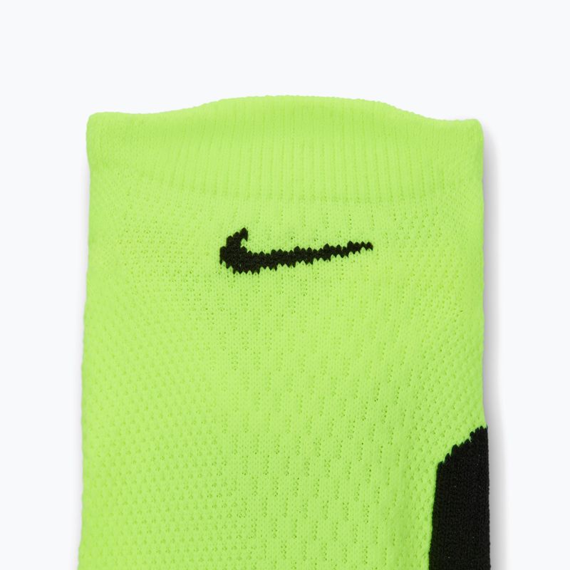 Skarpety Nike Running Midweight No-Show volt/black/black 4
