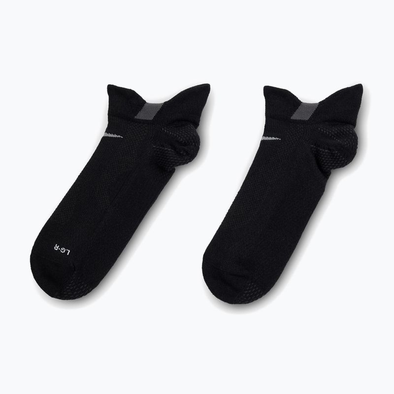 Skarpety Nike Running Lightweight No-Show black/dark smoke grey/smoke grey 2