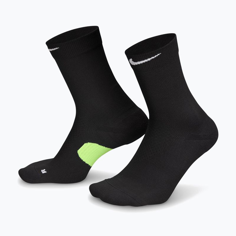 Skarpety Nike Running Midweight Crew black/smoke grey/white