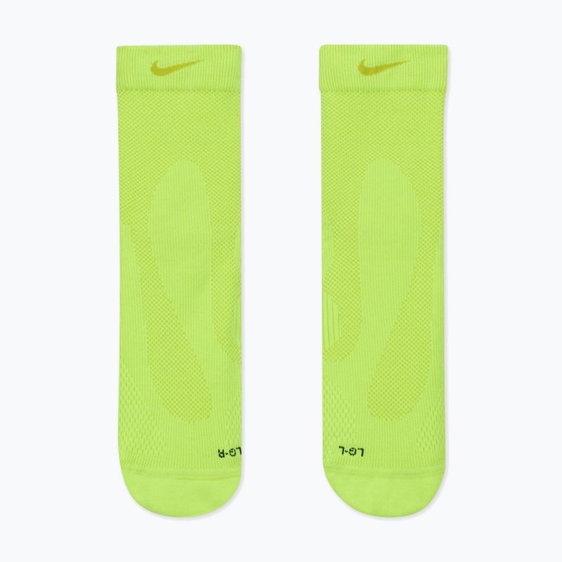 Skarpety Nike Running Lightweight Micro Crew volt/bright cactus/black/bright cactus 2