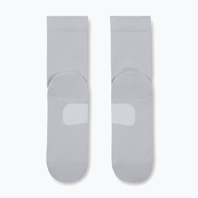 Skarpety Nike Running Midweight Crew light smoke grey/pure platinum/white 3