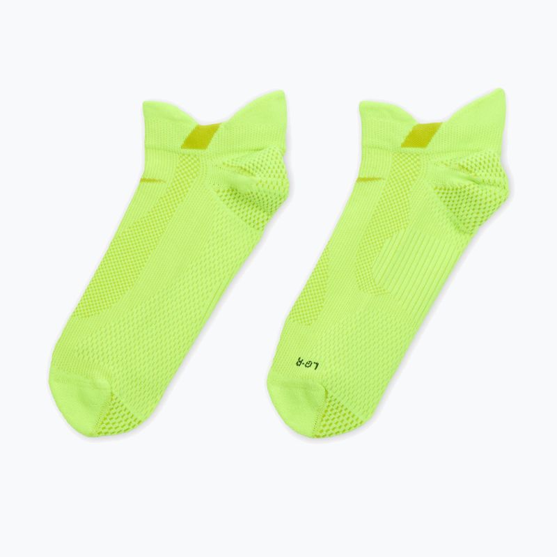 Skarpety Nike Running Lightweight No-Show volt/bright cactus/black/bright cactus 2