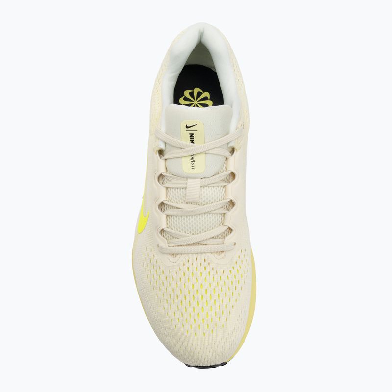Buty do biegania męskie Nike Winflo 11 coconut milk/neon yellow/light zitron/volt 5